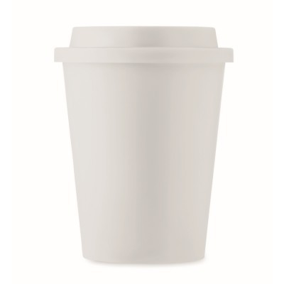 Vaso de doble pared con tapa personalizado